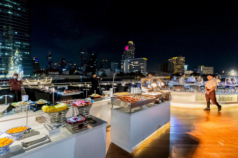 Bangkok: Cena Crucero Buffet Opulencia con Espectáculo de Danza