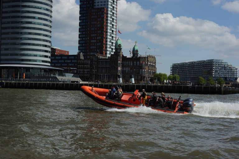 Rotterdam: Crucero turístico en lancha rápida RIBCrucero de 60 minutos