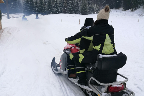 Snöskoter-, ATV- eller buggy-tur från BukarestSnöskoter Privat