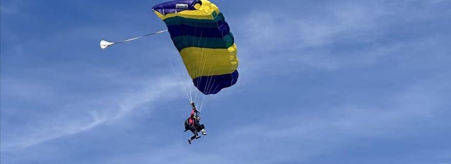 Maurice : saut en parachute en tandem avec prise en charge à l'hôtel