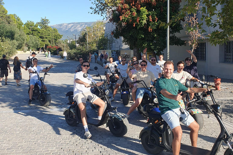 Athens: Guided E-Scooter Tour in Acropolis Area