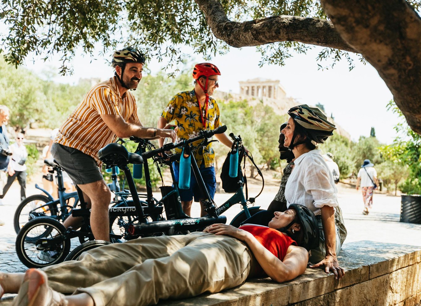 Athen: Oplev byrundvisningen på elektrisk cykel