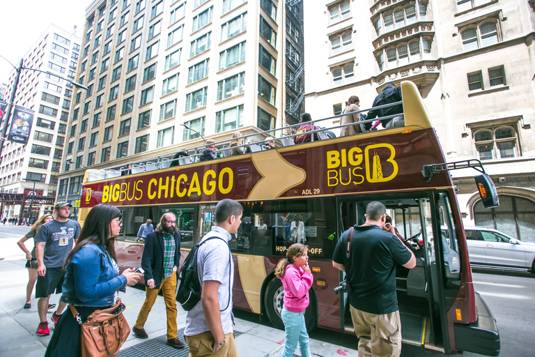 Chicago: Crucero por el río de la Arquitectura y tour con autobús libres