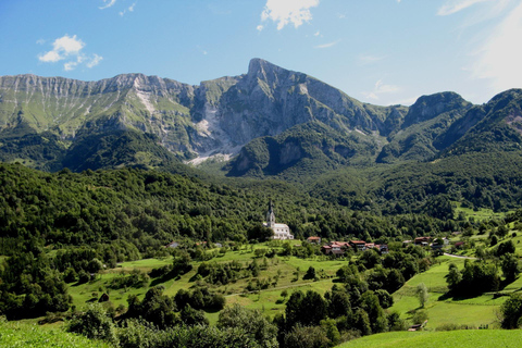 De vallei van Smaragd Soča