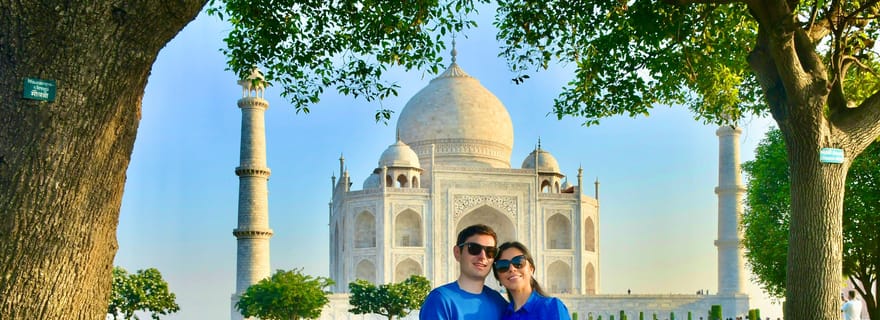 Au départ de Delhi : Excursion d'une journée au Taj Mahal au lever du soleil, au Baby Taj et au Fort d'Agra