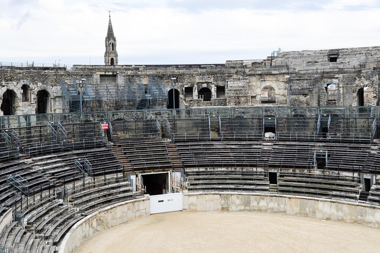 Nimes: Ancient Roman Arena Ticket & Old Town Audio Tour