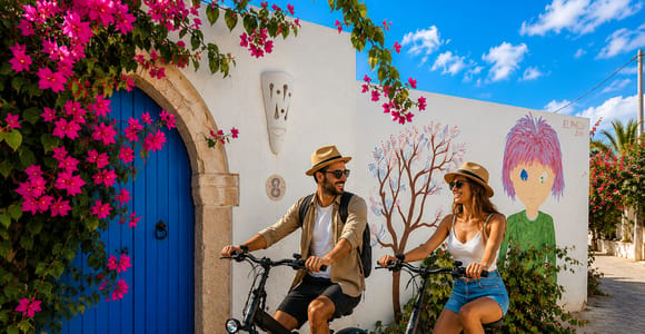 Djerbahood: Electric Bike Ride to the Famous Street Art Village