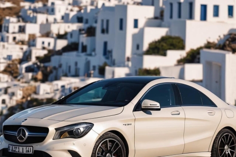 Private Transfer: Mykonos Town to your Villa with Sedan