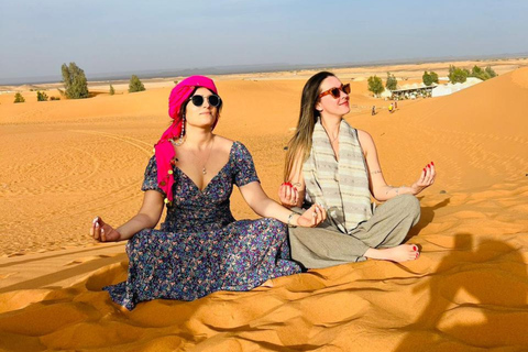 From Marrakech: 3-Day Merzouga Tour with Camel Trek & Luxury Camp Shared Standard Sahara Tour – Popular Choice