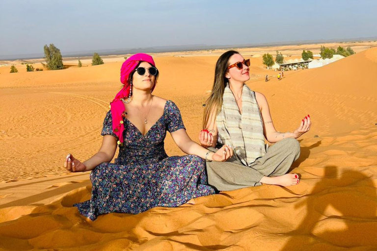 From Marrakech: 3-Day Merzouga Tour with Camel Trek & Luxury Camp Shared Standard Sahara Tour – Popular Choice