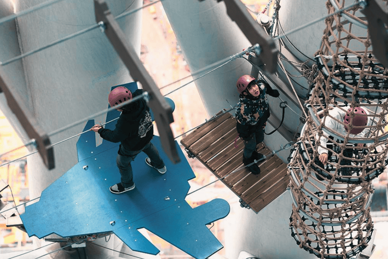 Guangzhou: Emocionante aventura por el Skywalk de la Torre de CantónLínea Azul (198 m)