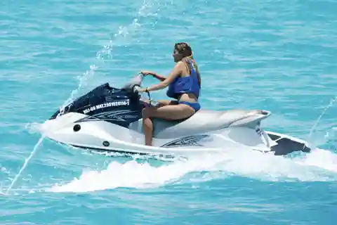 Aventura de jet-ski na lagoa de Cancun!