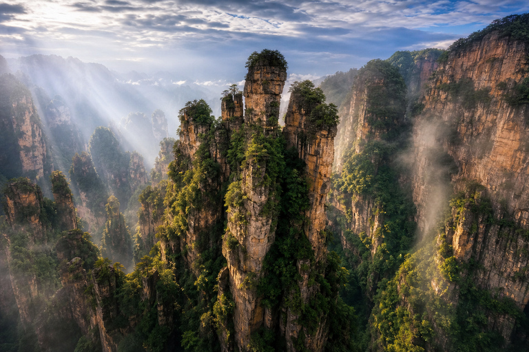 Zhangjiajie: Avatar Mountains E-Ticket & Guide Options 4-Day Park Ticket + 4 Mountain Transport Rides
