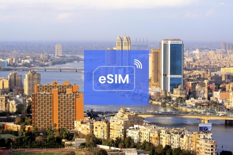 Caïro: Egypte eSIM Roaming mobiel data-abonnement1 GB/7 dagen: alleen Egypte