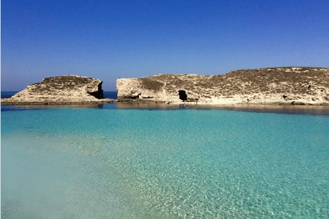 O melhor de Comino em um piscar de olhos: passeio de barco pelas cavernas, enseadas e praias