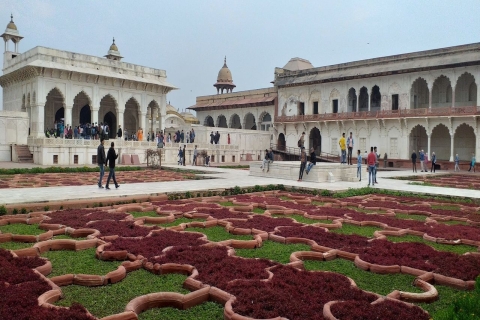 Journée complète à Agra avec guide touristiqueVoiture+guide uniquement
