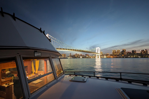 2 Hours Private Cruising Boat Tour;Tokyo Bay & River Tokyo Bay Charter Cruise Enjoy Your Own Food & Drinks at Sea