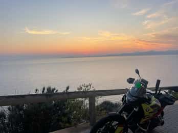 SUNDOWNER TOUR MIT DEM MOTORRAD AUF MALLORCA