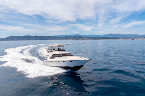Juan-les-Pins: Boat rental to the Lérins Islands with a skipper Full day – 8 hours