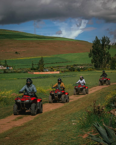 From Cusco: Quad bike tour Moray and Salt Mines