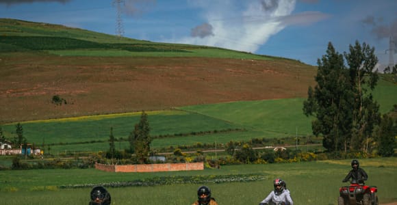 From Cusco: Quad bike tour to Moray and Salt Mines