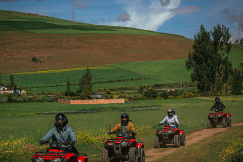 Depuis Cusco : Excursion en quad à Moray et aux mines de selRider partagé : 02 personnes en quad