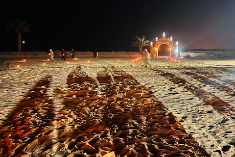 Es Sabra : Dîner bédouin dans le camp du Sahara tunisienEs Sabra : Dîner bédouin dans le Sahara tunisien