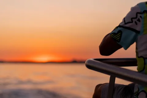 Algarve : Excursion en catamaran au coucher du soleil avec DJ et boisson de bienvenue