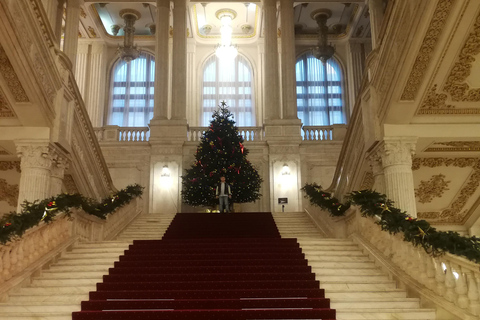 Inside the Romanian Senate at the Palace of Parliament