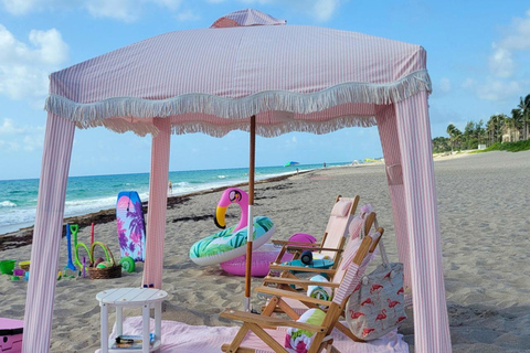 Deerfield Beach: Noleggio Cabana per un giorno in spiaggia tutto incluso!