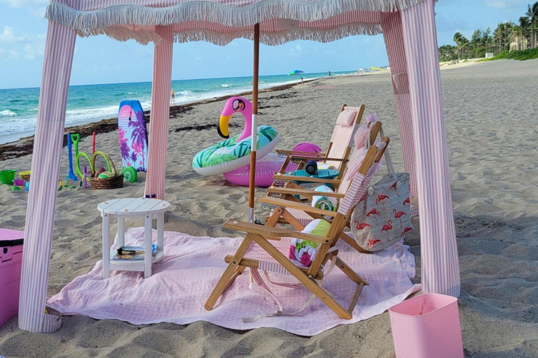 Boynton Beach: All-inclusive strand dag Cabana hyra!