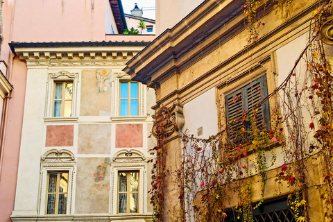 روما جولة الطعام في شارع تراستيفيري وجزيرة التيبر عند الغروب