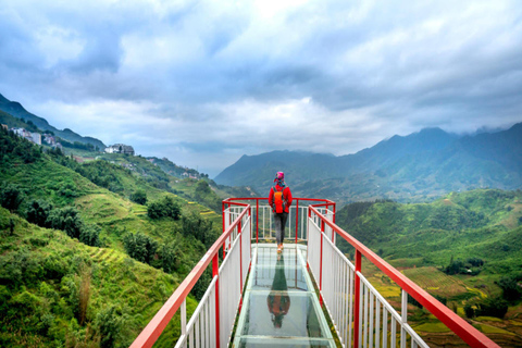 Hanoi: Sapa 3-Day Fansipan, Glassbridge, Cat Cat & Moana Half Day Glassbridge & Silver Waterfall From Sapa Town