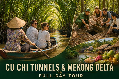 Underground & Overwater: Exploring Cu Chi & the Mekong River PRIVATE CUCHI TUNNELS ONLY 6 HOURS