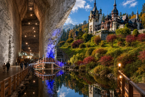 Bucharest:Salt Mine, Peleș, Cantacuzino, Dracula Castle Tour Private tour Maximum 7 participants