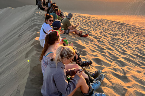 Huacachina: Dune buggy, bodyboarding, and sunset adventure Huacachina: Dune buggy adventure, bodyboarding, and sunset
