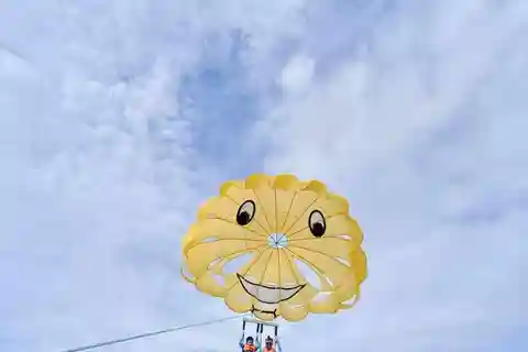 Boracay: Parasailing-äventyr med Insta 360-graders kamera