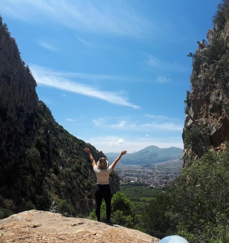 Visit Palermo a walk into the nature to discover Monte Pellegrino in Palermo, Sicily, Italy