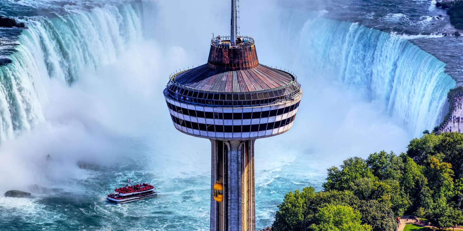 Journey Behind the Falls — tunnels and observation decks behind Horseshoe Falls, Niagara — image 7