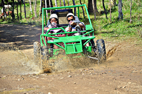 Punta Cana : Combo zipline, équitation et buggy