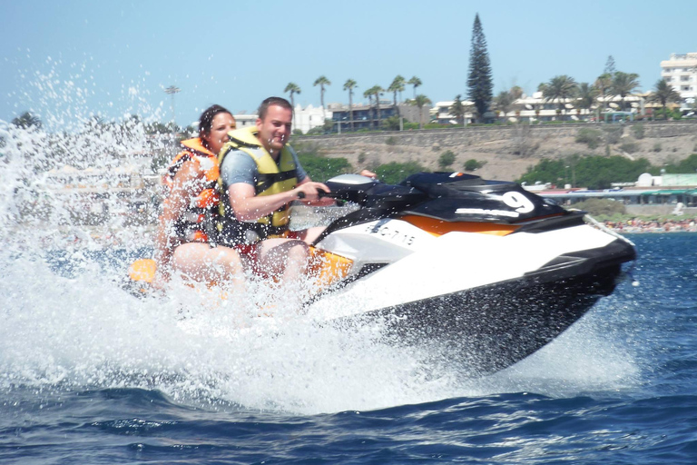 Rent e-Scooter + option Rent Jet Ski front Maspalomas Dunes