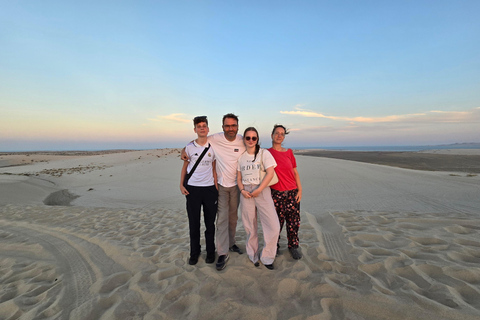 Safari nel deserto all&#039;alba o al tramonto con sandboarding in Qatar