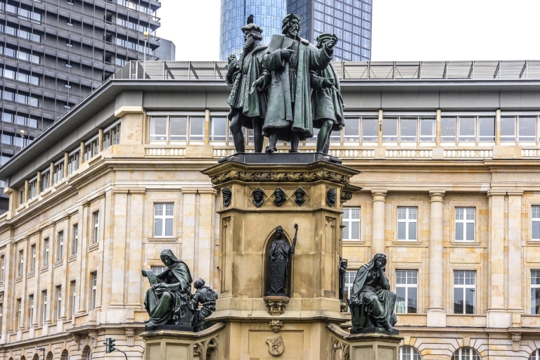 Gezinsvriendelijke historische wandeltocht door Frankfurt3 uur: oude binnenstad en rondvaart met gids