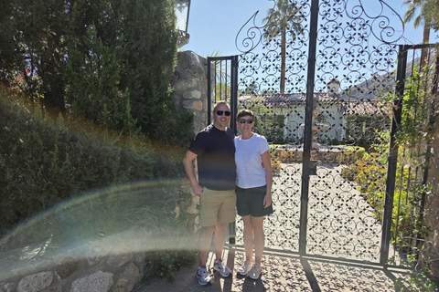 Palm Springs: Celebrity Homes Guided Electric Cart Tour Explore Palm Springs Celebrity Homes in Style