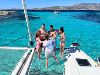 Private Full Day Paros Catamaran Cruise