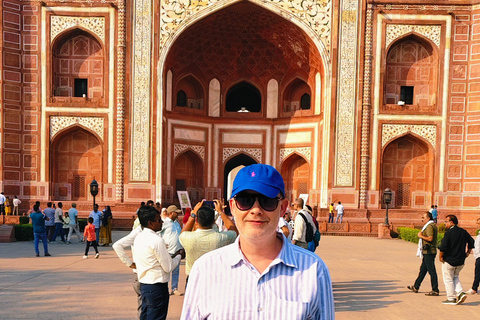 Agra : excursion au Taj Mahal, au fort d’Agra et au Baby TajVisite privative avec voiture, chauffeur, guide et frais d'entrée