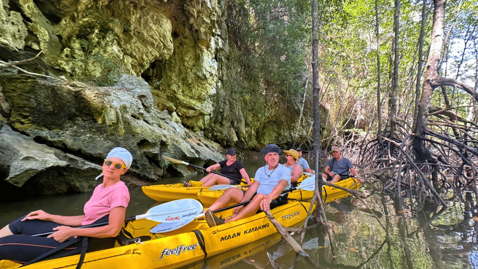 Krabi Klang Cave Bangtong Temple With Bor Thor Kayaking Getyourguide