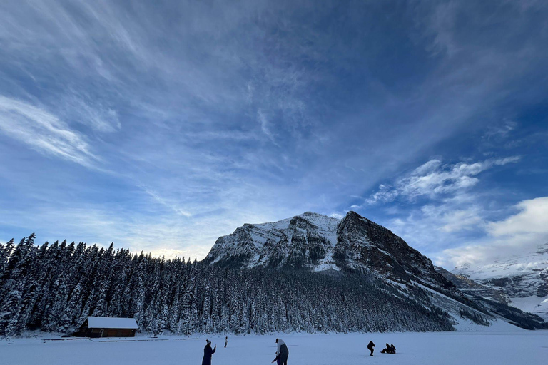 Lac Louise, randonnée glaciaire au canyon Johnston, ville de Banff, chutes Bow