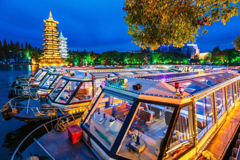 Guilin: Two Rivers and Four Lakes Day or Night Cruise Two Rivers and Four Lakes Night Cruise
