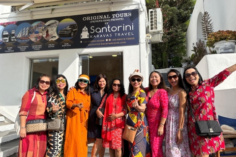 Santorin : excursion semi-privée à terreSantorin : excursion à terre semi-privée de 3 heures